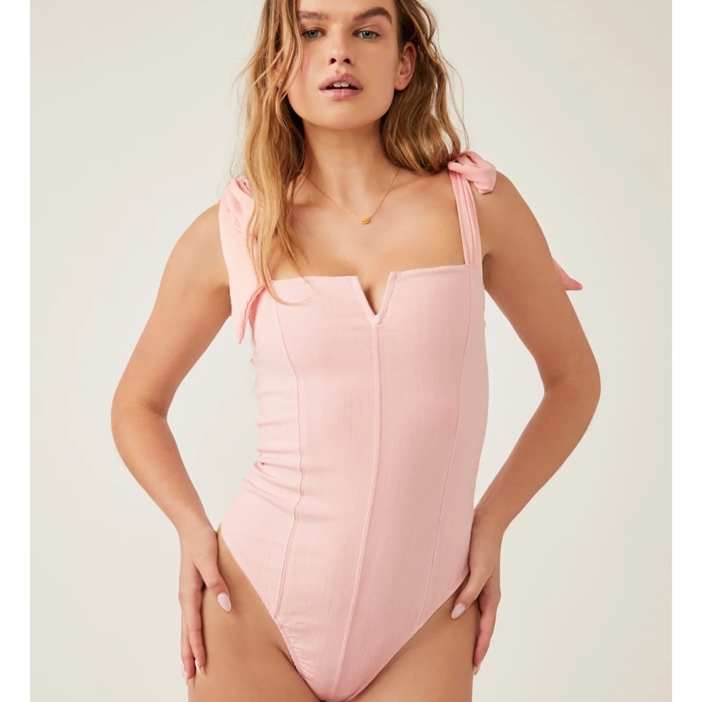 FP Movement by Free People Pink Bodysuit